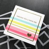 Kristina Werner | C9 : Stamp | Bold Stripes Greetings