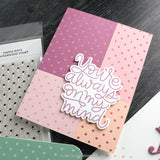 Kristina Werner | C9 : Simple Dots Background | Stamp