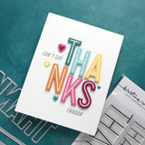 Kristina Werner | C9 :  Thank You Words | Stamp & Die Bundle