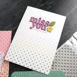 Kristina Werner | C9 : Simple Dots Background | Stamp