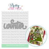 PRETTY PINK POSH: Winter Script | Die