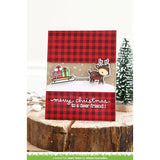 LAWN FAWN: Toboggan Together | Stamp, Coloring Stencil & Die Bundle