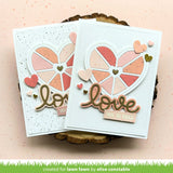 LAWN FAWN: Stitched Happy Heart Geo Frame Add-on | Lawn Cuts Die