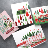 CONCORD & 9 th :  Merry Trees | Stamp, Die & Stencil Bundle