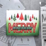 CONCORD & 9 th :  Merry Trees | Stamp, Die & Stencil Bundle