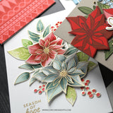 CONCORD & 9 th :  Pretty Poinsettias | Stamp & Die Bundle