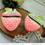 LAWN FAWN: Outside In Stitched Strawberry | Lawn Cuts Die