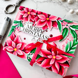 PINKFRESH STUDIO: Poinsettia Frame | Die