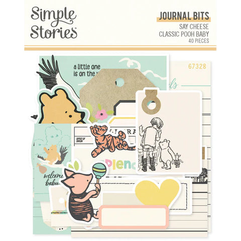 SIMPLE STORIES:  Journal Bits | Say Cheese | Classic Pooh Baby