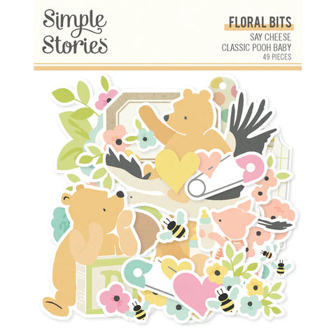 SIMPLE STORIES:  Floral Bits | Say Cheese | Classic Pooh Baby