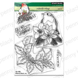 PENNY BLACK : Yuletide Wings | Stamp & Die Bundle