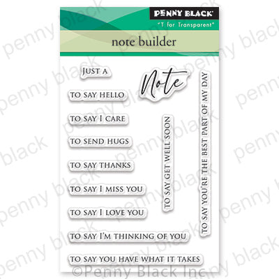 PENNY BLACK : Note Builder | Stamp