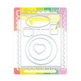 WAFFLE FLOWER: Oversized Postage| Combo Stamp & Die