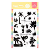 WAFFLE FLOWER: Postage Collage Tropical Sunset | Stamp