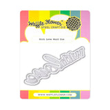 WAFFLE FLOWER:  With Love Word | Die