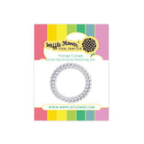 WAFFLE FLOWER: Postage Collage Circle Sentiments | Die