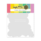 WAFFLE FLOWER: Cloudy Skies | Stencil