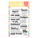 WAFFLE FLOWER: Inside Sentiments Book Lover | Stamp