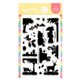 WAFFLE FLOWER: Postage Collage Autumn Sunset | Stamp