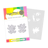 WAFFLE FLOWER: Snow Angel Pup | Stencil & Die