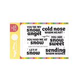 WAFFLE FLOWER: Snow Angel Sentiments | Stamp