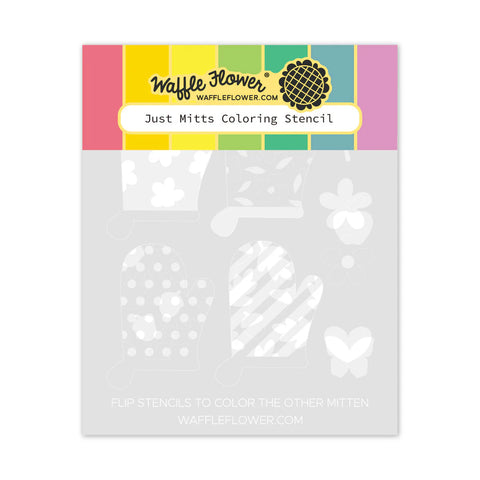 WAFFLE FLOWER: Stencil | Just Mitts