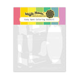 WAFFLE FLOWER: Cozy Spot | Coloring Stencil