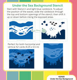 WAFFLE FLOWER: Stencil | Under The Sea