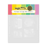 WAFFLE FLOWER: Stencil | Postage Collage Mom