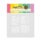 WAFFLE FLOWER: Stencil | Postage Collage Gardening