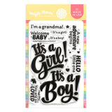 WAFFLE FLOWER: Stamp | Baby Announcement Sentiments