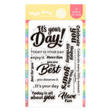 WAFFLE FLOWER: Stamp | Your Day Sentiments
