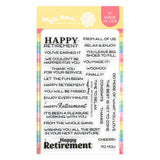 WAFFLE FLOWER: Stamp | Retirement Sentiments