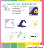 WAFFLE FLOWER: Stencil | Square Postage Spellcial