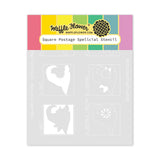 WAFFLE FLOWER: Stencil | Square Postage Spellcial