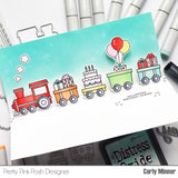 PRETTY PINK POSH:  Birthday Train | Stamp & Die Bundle
