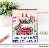 PRETTY PINK POSH:  Birthday Words | Stencil