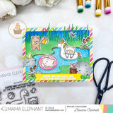 MAMA ELEPHANT: Summer Floaties | Stamp and Creative Cuts Bundle