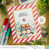 MAMA ELEPHANT: Holly and Leaves | Stamp and Creative Cuts Bundle