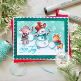 MAMA ELEPHANT: Build a Snowman | Stamp and Creative Cuts Bundle