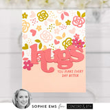 CONCORD & 9 th :  Burst of Hugs | Stamp & Die Bundle