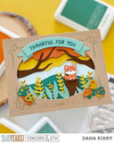 CONCORD & 9 th : Accordion Woodland | Stamp & Die Bundle