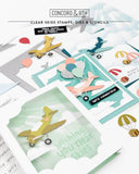 CONCORD & 9 th : Bundle Stamp, Stencil & Die | Clear Skies