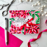 PINKFRESH STUDIO: Poinsettia Frame | Stamp