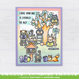 LAWN FAWN: Little Woodland Library | Stamp, Coloring Stencil & Die Bundle