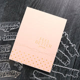 Kristina Werner | C9 : Simple Dots Background | Stamp