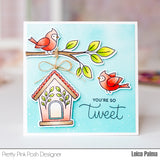 PRETTY PINK POSH:  Spring Birdhouses | Stamp