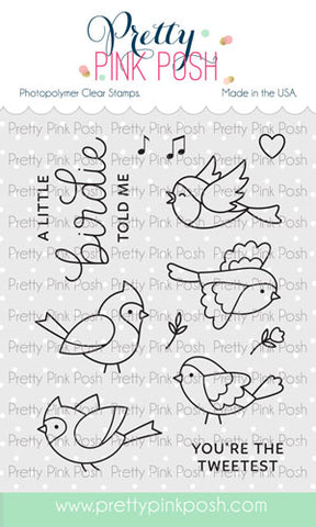 PRETTY PINK POSH:  A Little Birdie | Stamp