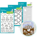 LAWN FAWN: A Mole Lot of Love | Stamp, Die and Stencils Bundle