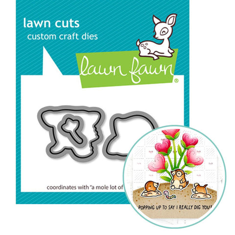 LAWN FAWN: A Mole Lot of Love Add-on | Lawn Cuts Die